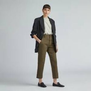 NWOT Everlane The Organic Straight-Leg Pant - Beech Size 8